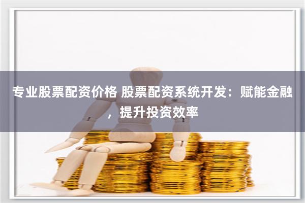 專業股票配資價格 股票配資系統開發:賦能金融,提升投資效率